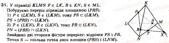 фото задание 31 - тест для самоконтролю 2 - модуль 2. вступ до стереометрії