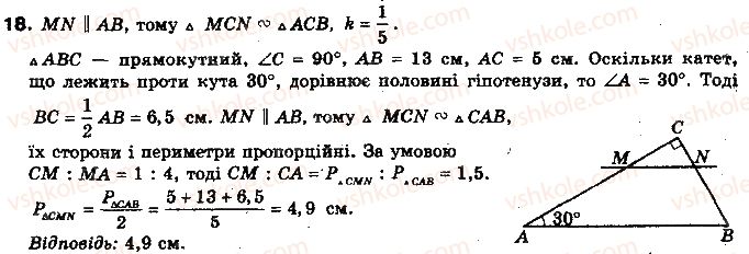 фото задание 18 - тест для самоконтролю 3 - модуль 3. взаємне розміщення прямих у просторі, прямої і площини