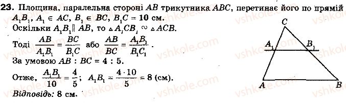 фото задание 23 - тест для самоконтролю 3 - модуль 3. взаємне розміщення прямих у просторі, прямої і площини