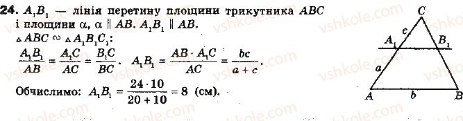 фото задание 24 - тест для самоконтролю 3 - модуль 3. взаємне розміщення прямих у просторі, прямої і площини