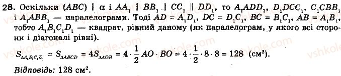 фото задание 28 - тест для самоконтролю 4 - модуль 4. взаємне розміщення площин у просторі