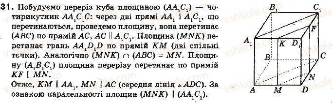 фото задание 31 - тест для самоконтролю 4 - модуль 4. взаємне розміщення площин у просторі