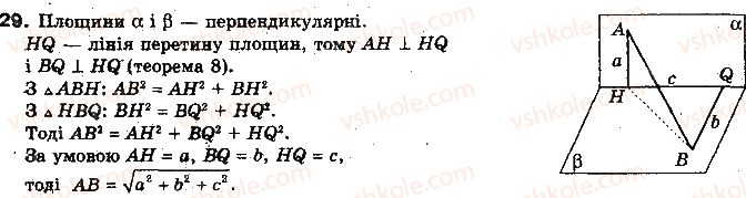 фото задание 29 - тест для самоконтролю 5 - модуль 5. перпендикулярність прямих і площин у просторі