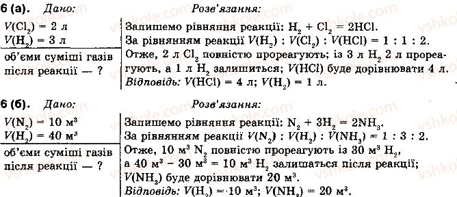 фото задание 6 - § 18. хімічні властивості водню. застосування - розділ 2. неметалічні елементи та їх сполуки