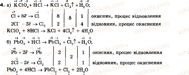 фото задание 4 - § 20. хлор. фізичні властивості. добування - розділ 2. неметалічні елементи та їх сполуки