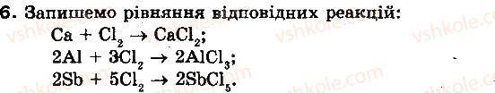 фото задание 6 - § 21. хімічні властивості хлору. застосування - розділ 2. неметалічні елементи та їх сполуки