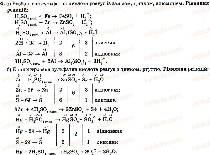 фото задание 4 - § 30. сполуки сульфуру(vі) - розділ 2. неметалічні елементи та їх сполуки