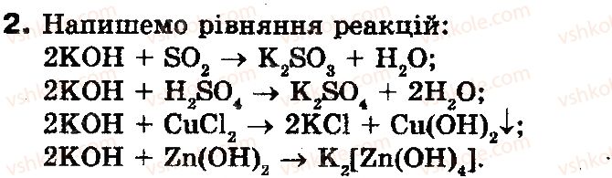 фото задание 2 - § 63. сполуки натрію і калію - розділ 3. металічні елементи та їх сполуки