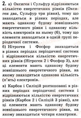 фото задание 2 - § 3. неметалічні елементи, розташування в періодичній системі, загальна характеристика - тема 1. неметалічні елементи та їхні сполуки