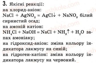 фото задание 3 - § 7. солі амонію. якісні реакції на йон амонію та хлоридію - тема 1. неметалічні елементи та їхні сполуки