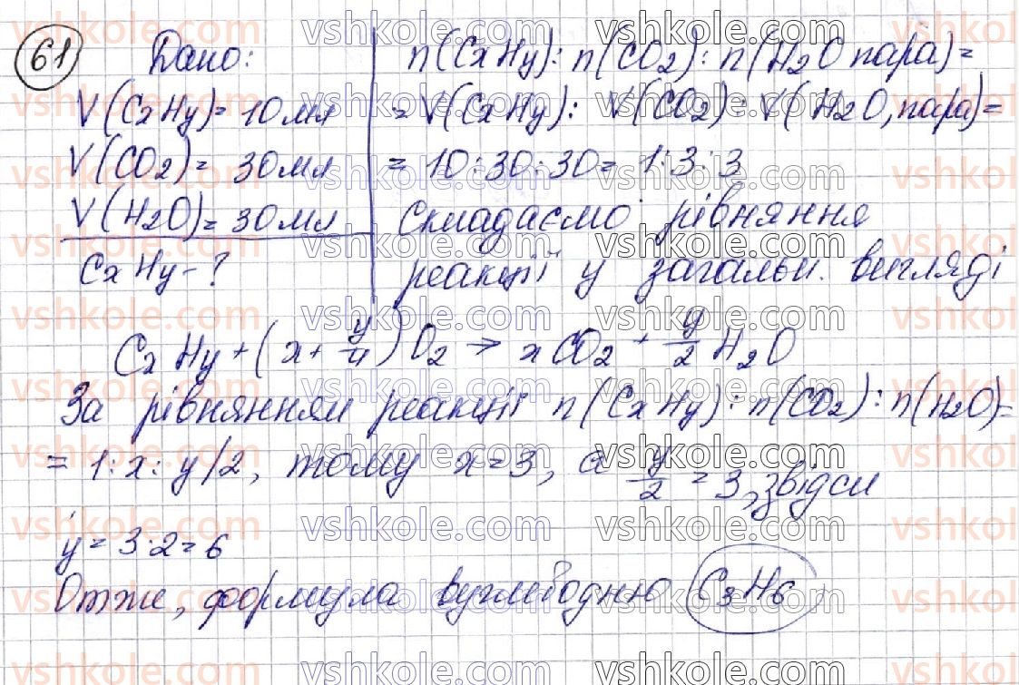 фото задание 61 - § 9. властивості алкенів - розділ 2. вуглеводні