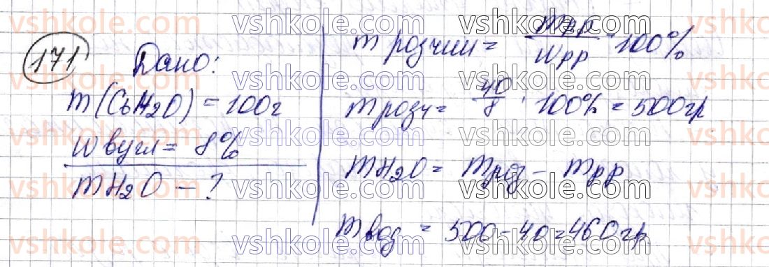 фото задание 171 - § 23. вуглеводи. глюкоза - розділ 3. оксигеновмісні органічні сполуки
