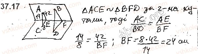 фото задание 17 - 37. двогранний кут. кут між площинами - § 5. перпендикулярність у просторі