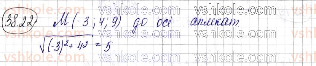 фото задание 22 - 38. декартові координати точки в просторі - § 6. координати та вектори в просторі
