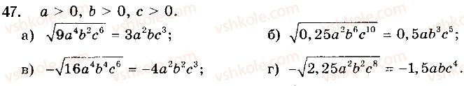 фото задание 47 - § 1. числові функції - розділ 1. функції, їхні властивості та графіки