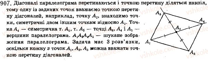 фото задание 907 - § 25. зображення фігур у стереометрії - розділ 4. паралельність прямих і площин