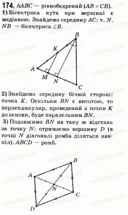 фото задание 174 - § 10. зображення фігур у стереометрії - розділ 2. паралельність прямих і площин