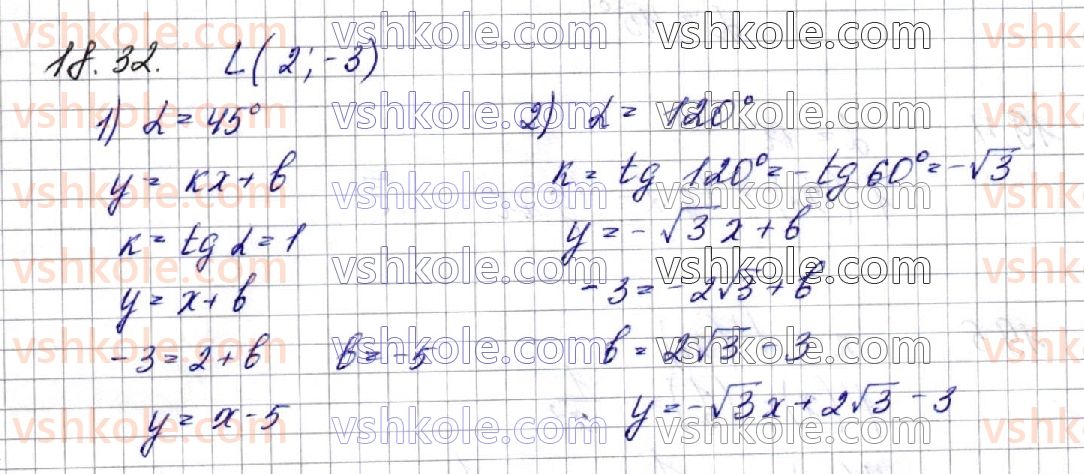 фото задание 32 - § 18. похідна функції. похідні найпростіших функцій - частина 1. алгебра