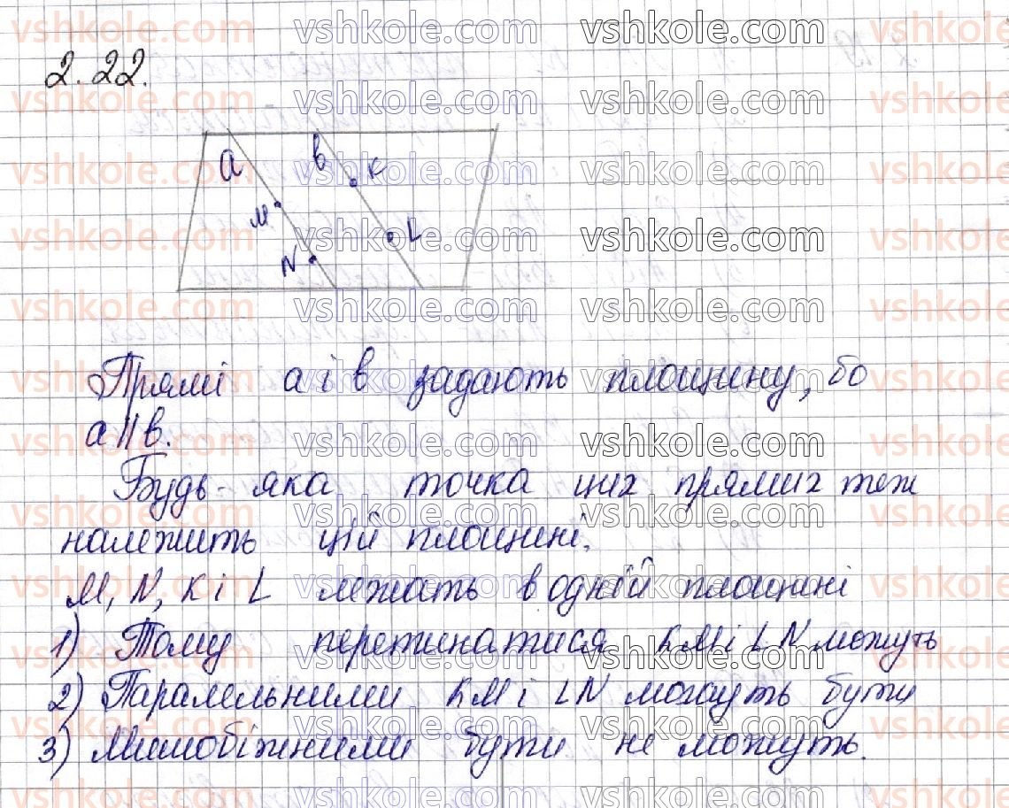 фото задание 22 - § 2. взаємне розміщення прямих у просторі - частина 2. геометрія