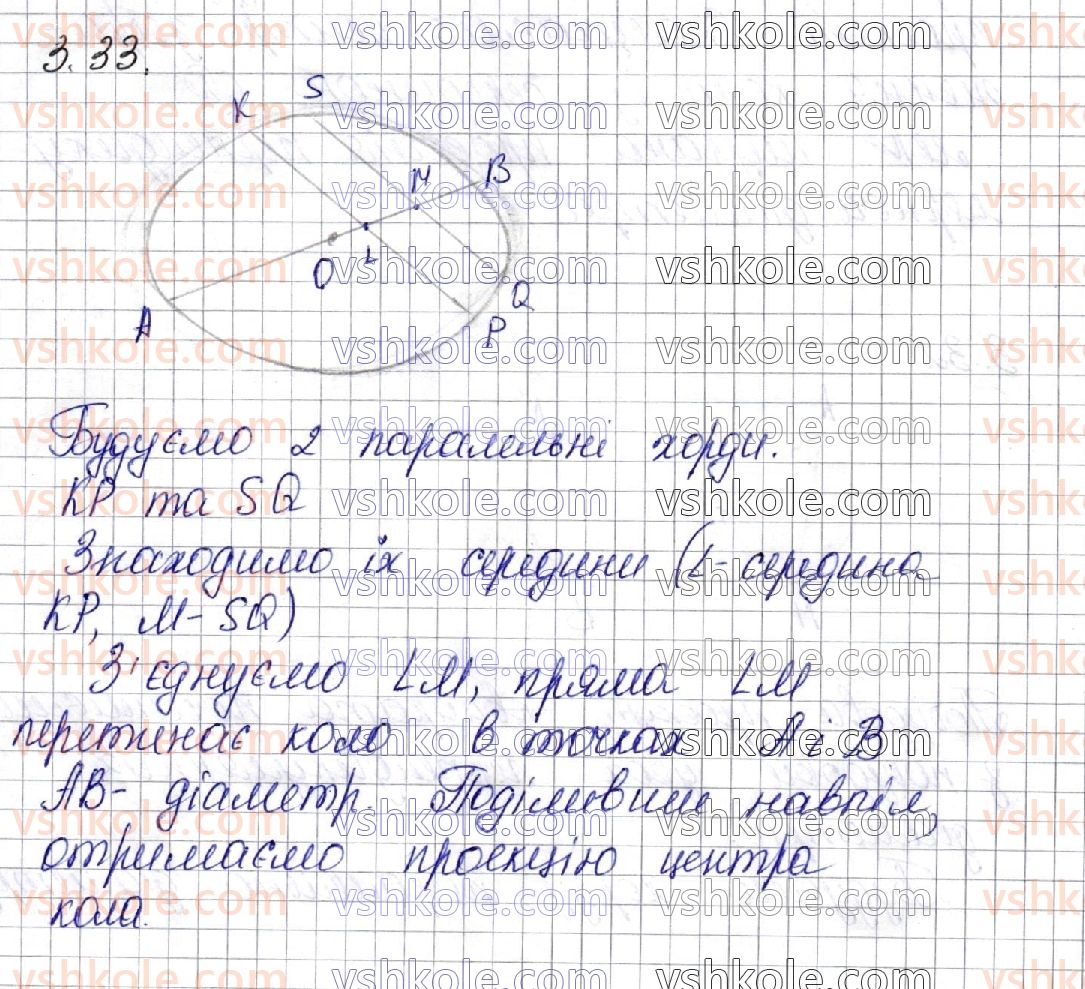 фото задание 33 - § 3. паралельне пректування, його властивості. зображення фігур у стереометрії - частина 2. геометрія