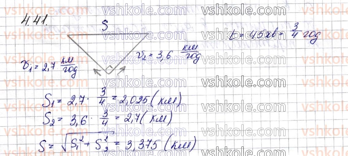 фото задание 41 - § 4. паралельність прямої і площини - частина 2. геометрія