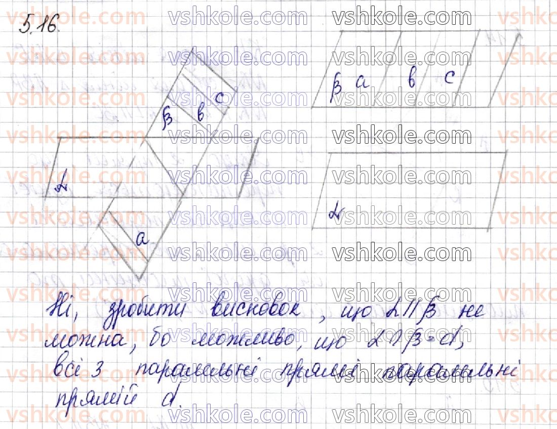 фото задание 16 - § 5. паралельність площин - частина 2. геометрія
