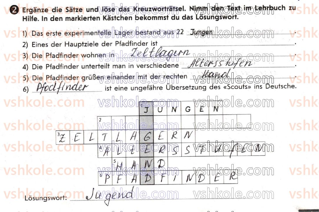 фото задание 2 - stunde 4 - lektion 1. lebensweise