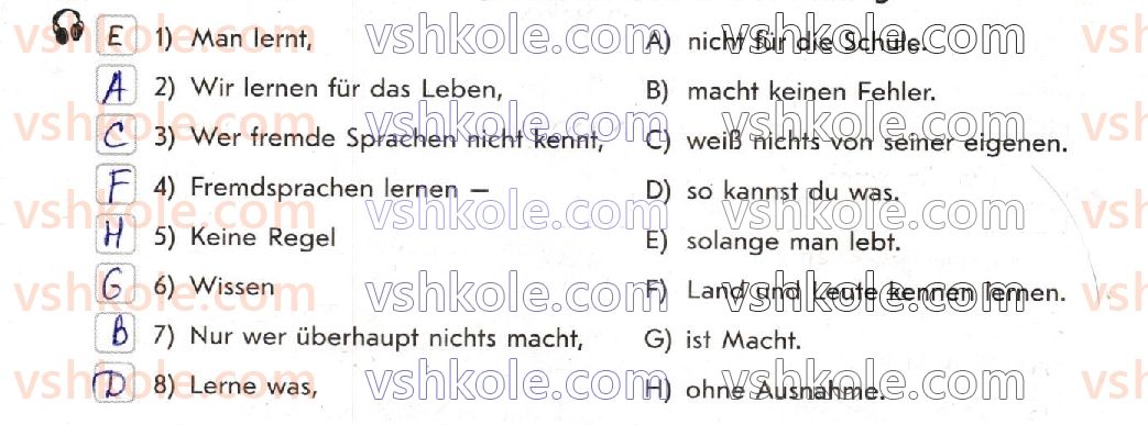 фото задание 2 - stunde 18 - lektion 2. das schulleben