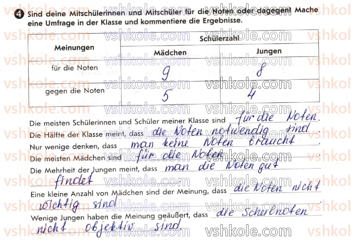 фото задание 4 - stunde 18 - lektion 2. das schulleben