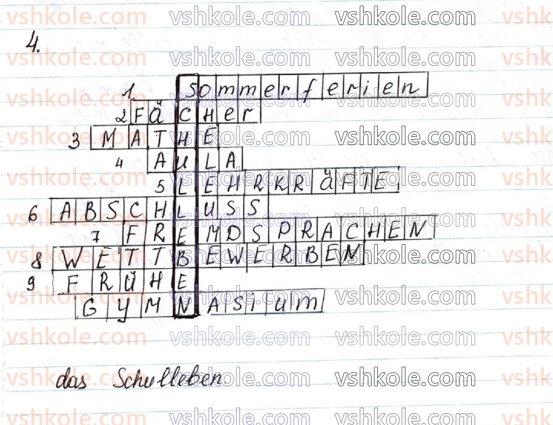 фото задание 4 - stunden 20-21 - lektion 2. das schulleben