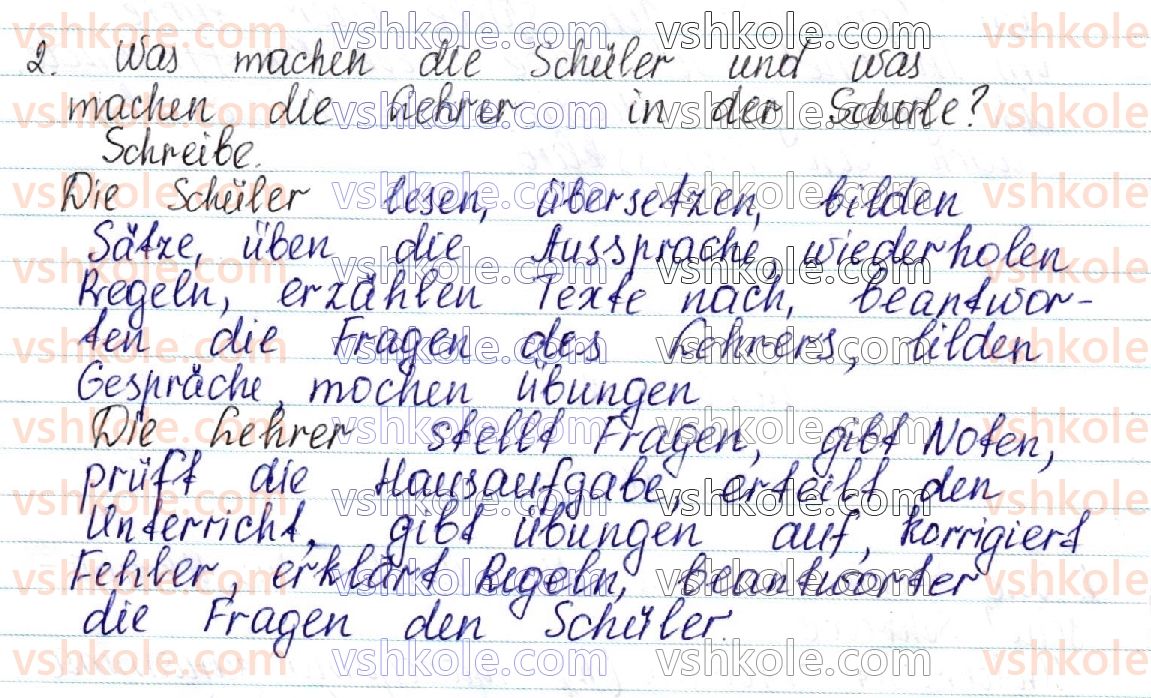 фото задание 2 - stunde 12 - lektion 2. das schulleben