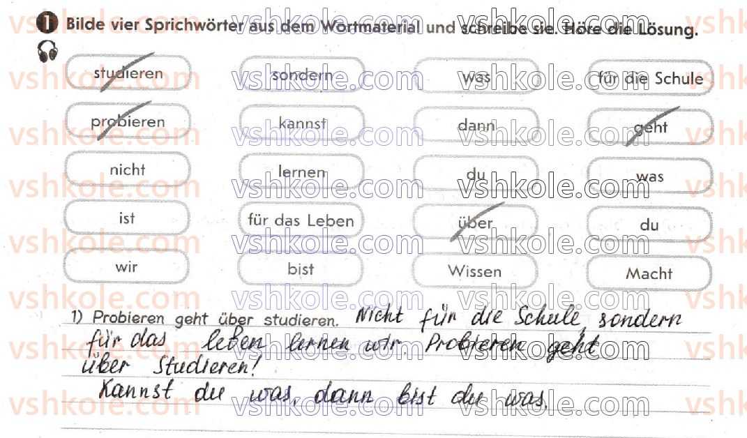 фото задание 1 - stunde 13 - lektion 2. das schulleben