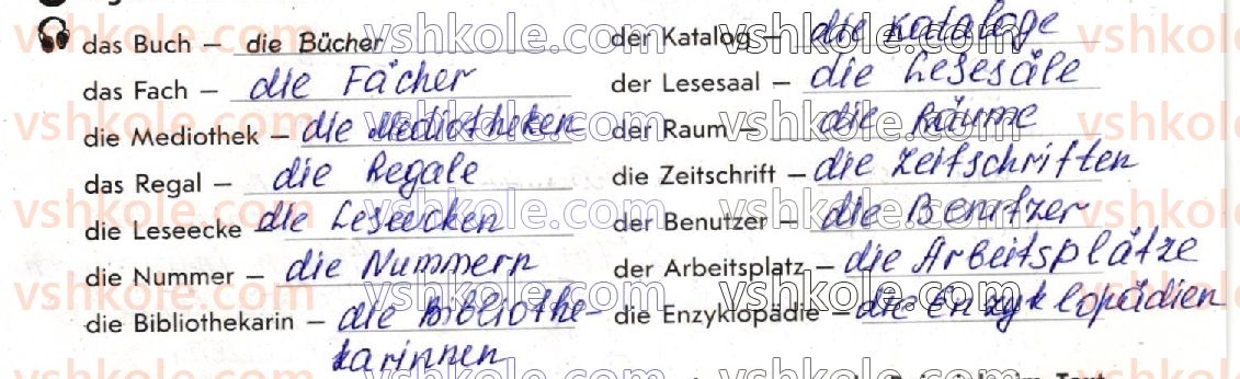 фото задание 2 - stunde 22 - lektion 3. schulbibliothek