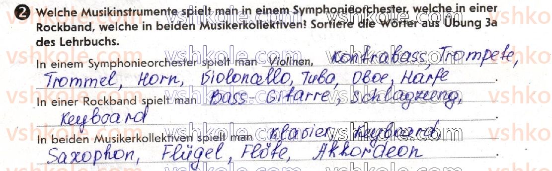 фото задание 2 - stunde 37 - lektion 5. musik