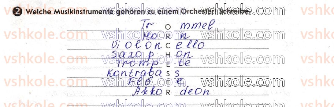 фото задание 2 - stunden 42-43 - lektion 5. musik