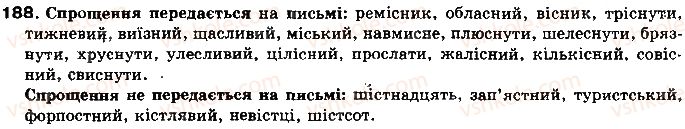 фото задание 188 - § 17. спрощення в групах приголосних - фонетика української літературної мови як учення про її звукову систему