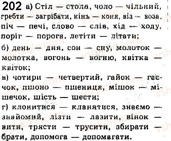 фото задание 202 - § 19. чергування звуків - фонетика української літературної мови як учення про її звукову систему