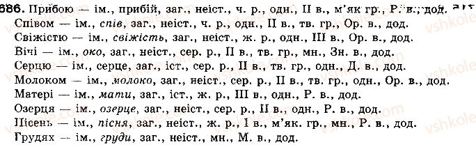 фото задание 686 - § 55. категорія відмінка іменників - самостійні частини мови