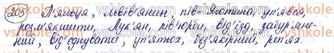 фото задание 205 - § 23. апостроф - орфоепічна й орфографічна норми