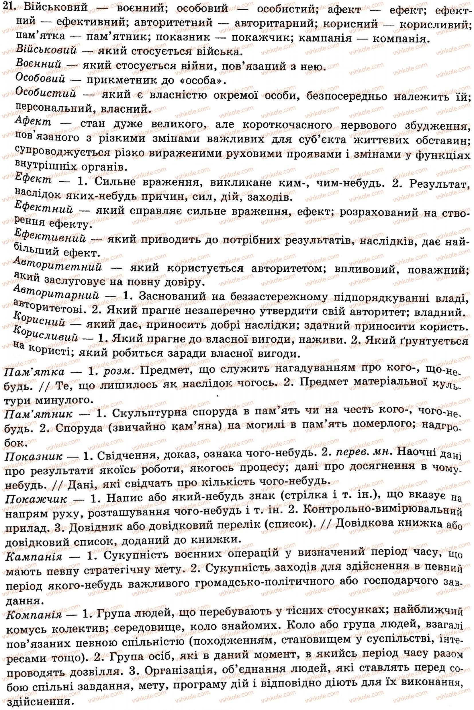 фото задание 21 - § 2. культура мовлення - рівні мовної системи. норми літературної мови. культура мовлення і спілкування