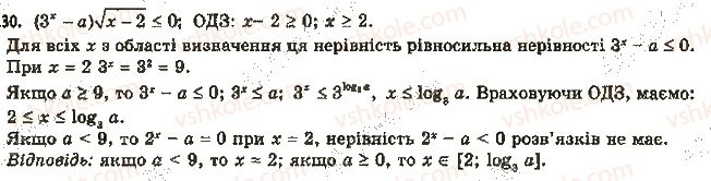 фото задание 30 - 7. логарифмічні нерівності - § 1. показникова та логарифмічна функції