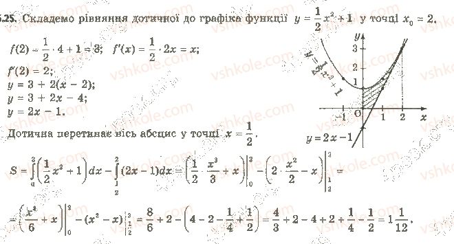фото задание 25 - 11. площа криволінійної трапеції. визначений інтеграл - § 2. інтеграл і його застосування