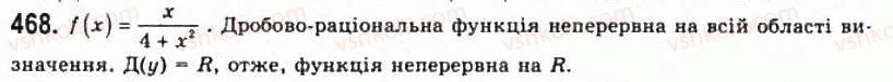 фото задание 468 - § 11. границя функції на нескінченності