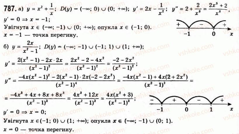фото задание 787 - § 20. застосування другої похідної