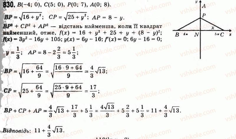 фото задание 830 - § 21. найбільші і найменші значення функції