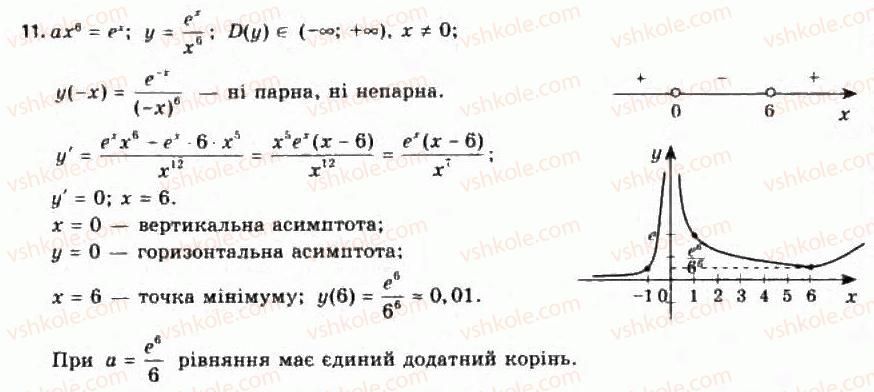 фото задание 11 - § 18. похідні показникової та логарифмічної функцій - розділ 2. показникова й логарифмічна функції