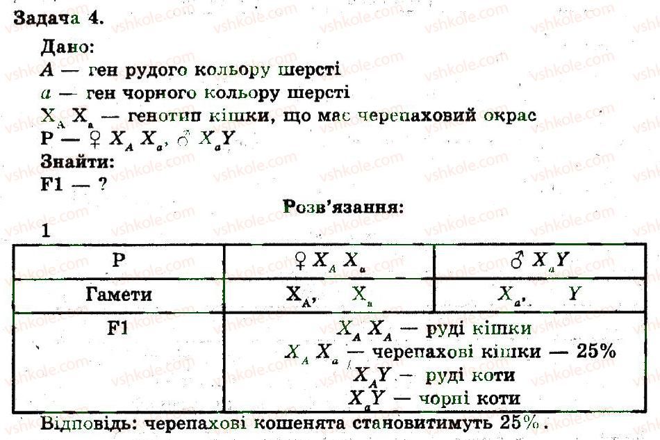 фото задание 4 - розв'язання генетичних задач - закономірності спадковості