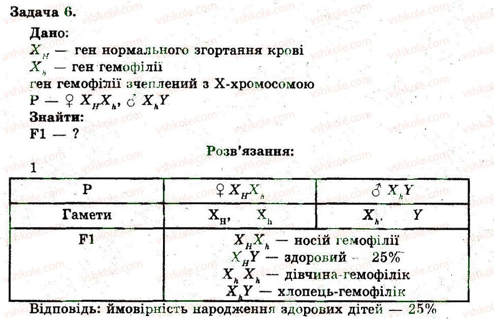 фото задание 6 - розв'язання генетичних задач - закономірності спадковості