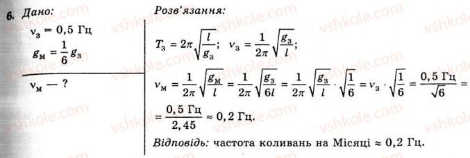 фото задание 6 - вправа 23 - § 44. математичний маятник - розділ 3. коливання та хвилі