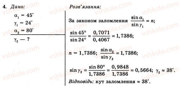 фото задание 4 - вправа 28 - § 55. заломлення світла. закони заломлення світла - розділ 4. хвильова і квантова оптика